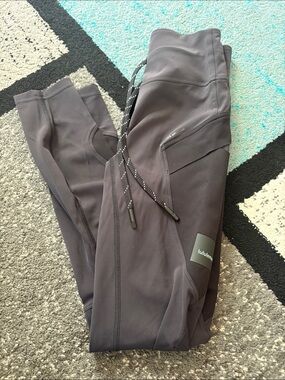 lululemon athletica Black cargo Leggings with Drawstring